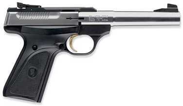 Browning Buck Mark Camper 22 Long Rifle 5.5" Barrel 10 Round Capacity Stainless Steel Semi Automatic Pistol 051381490